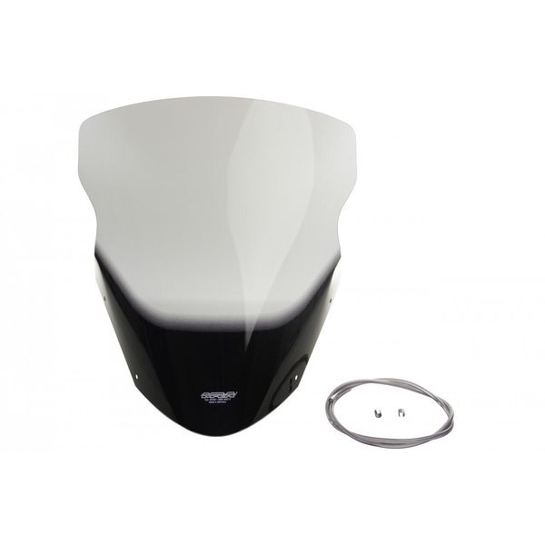 Parabrezza Mra Touring T Grigio Fumo Con Abe Per Kawasaki ER-6 650 N-image