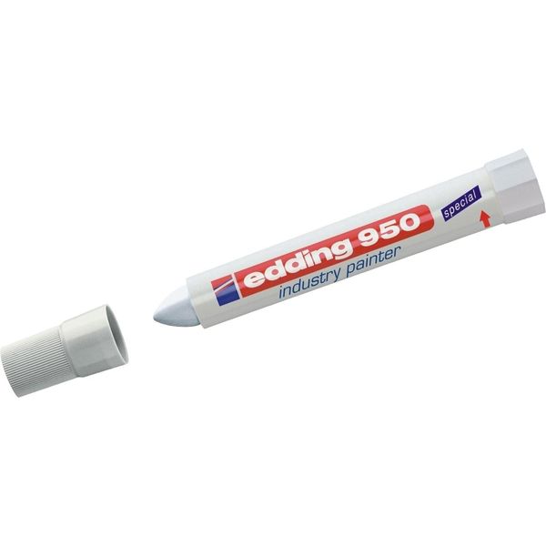 Edding - Punta In Feltro Edding 950 Pasta Da 10 Mm Bianco | 10 Pezzi-image