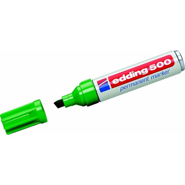 10X Edding 500-004 Pennarello Permanente Ricaricabile 2 - 7 Mm Verde-image