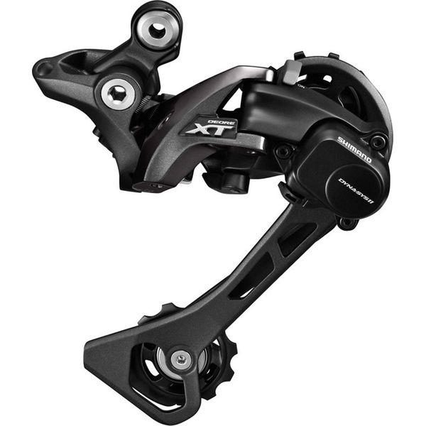 Shimano IRDM8000SGS Deragliatore Posteriore Deore Xt, RD-M8000, Shadow Plus, 11 Velocità, Gabbia Lunga, Nero-image