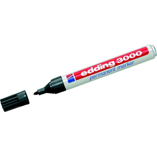 10X Edding 4-3000012 Pennarello Permanente Ricaricabile 1,5 - 3 Mm Grigio-image