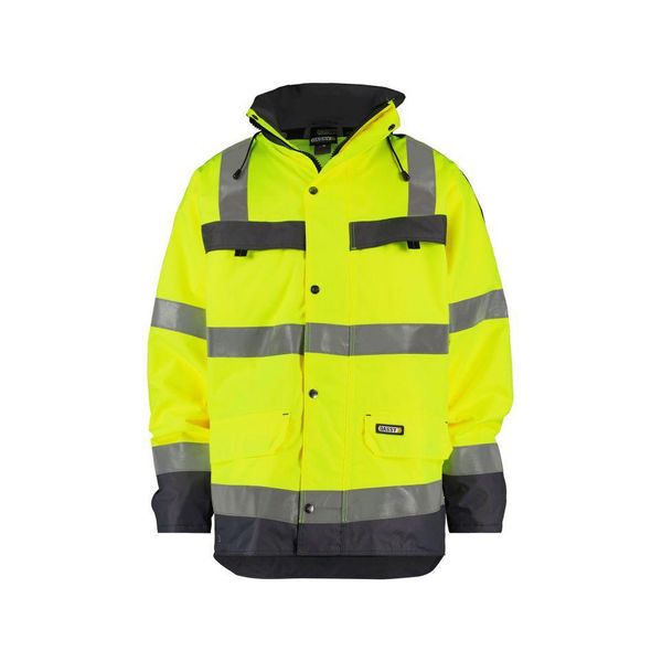 Dassy® Atlantis Parka Antipioggia Alta Visibilità Neon Yellow/Cement Grey Taglia 2XL Lunghezza: Standard-image