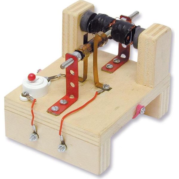 Fiammiferi21 Modello Di Motore Elettrico Con Kit Di Magneti Permanenti F. Kit Di Costruzione Per Bambini A Partire Da 13 Anni-image