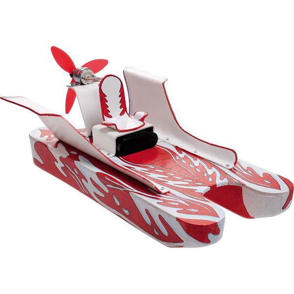 Fiammiferi21 Catamarano Con Kit Di Propulsione Ad Elica F. Kit Di Costruzione Per Bambini A Partire Da 12 Anni-image