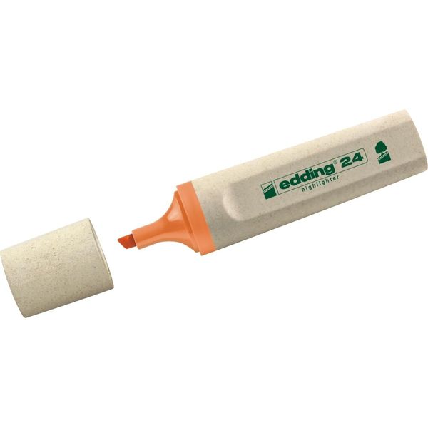 Evidenziatore Edding 24 Ecoline Ricaricabile Arancione Confezione Da 10-image