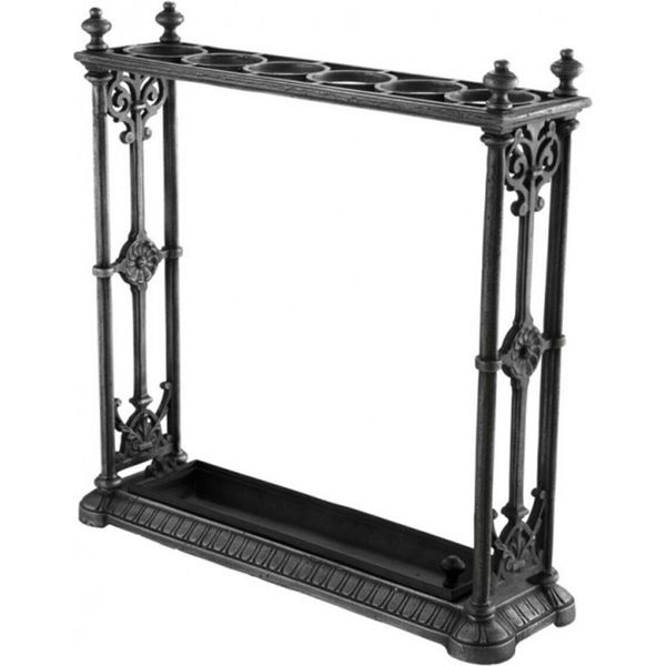 Casa Padrino Portaombrelli In Ghisa Grigio Nero - Hotel Luxury Collection - Barocco - Art Nouveau - Art Deco-image