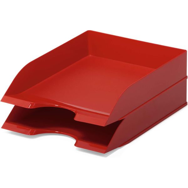 Durable Vaschetta Portacorrispondenza Basic A4, Rosso, 1701672080-image