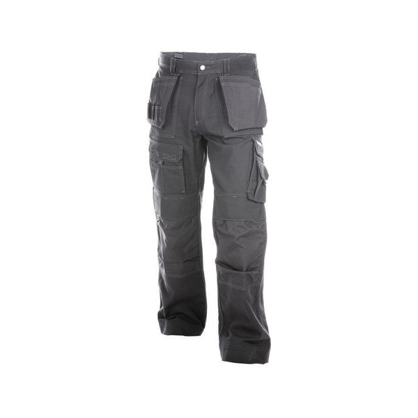 Dassy® Pantaloni Da Lavoro In Tela Texana Con Tasche A Fondina E Tasche Per Ginocchiere Grigio Cemento 64-image