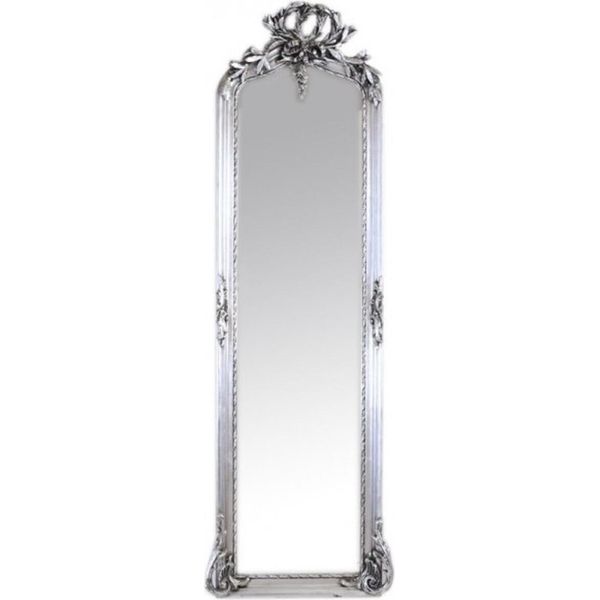 Casa Padrino Specchio Da Parete Barocco Argento 175 X 55 Cm - Solido E Pesante - Specchio In Stile Antico-image