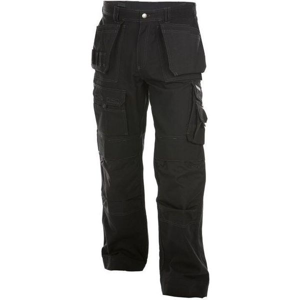 Pantaloni Da Lavoro In Tela Texana Dassy® Con Tasche A Fondina E Tasche Per Ginocchiere Nero Taglia 54 Lunghezza: Standard-image