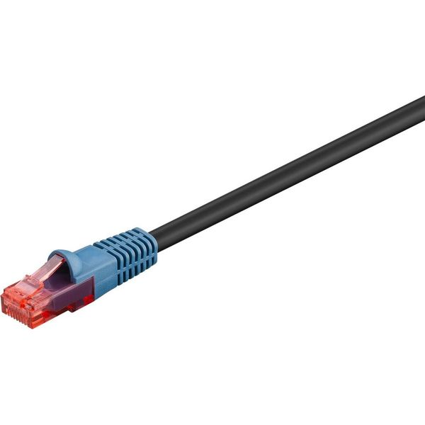 Goobay | Cat 6 | Cavo Patch | Doppino Intrecciato Non Schermato (Utp) | Maschio | RJ-45 | Nero | 30 M-image