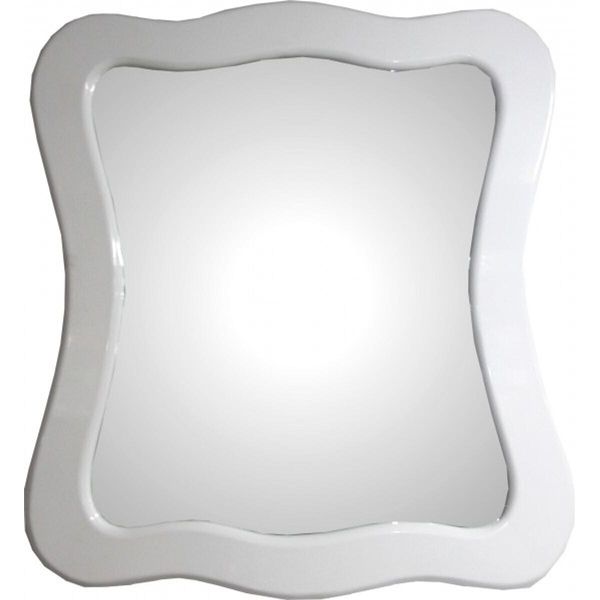Casa Padrino Specchio Da Parete Barocco Bianco Lucido 95 X 89 Cm - Specchio Barocco-image