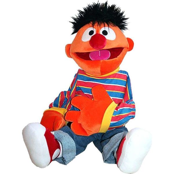 Ernie | Pupazzo A Mano | Sesame Street | 50 Cm | Figura Di Peluche-image