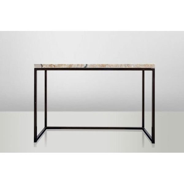 Casa Padrino Tavolino Art DéCo Onice / Metallo 120 X 40 Cm- Tavolino Art Nouveau - Consolle D'arredo-image