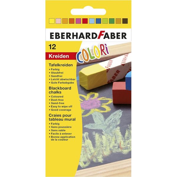 Eberhard Faber 526000 Eberhard Faber Gesso Per Lavagna Colori, Colori Assortiti-image
