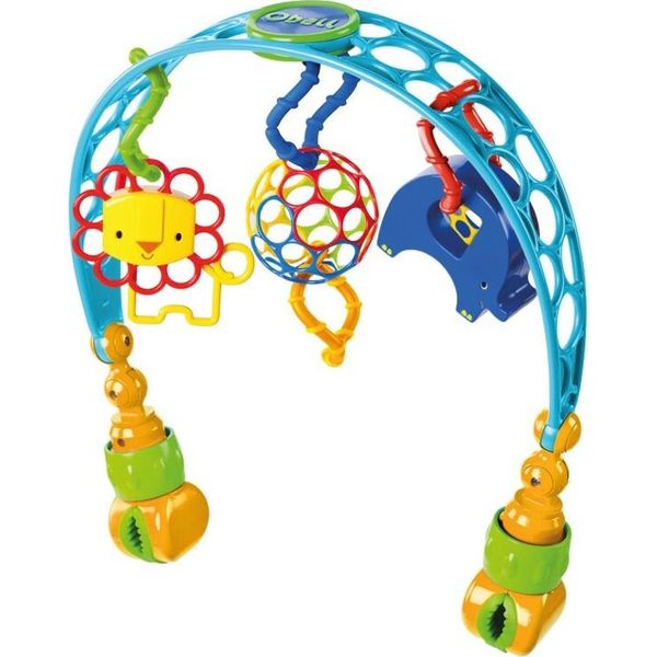 Bright Starts Oball, Arco Gioco Per Carrozzina In Materiale Oball Flessibile E Resistente Per Una Facile Presa-image