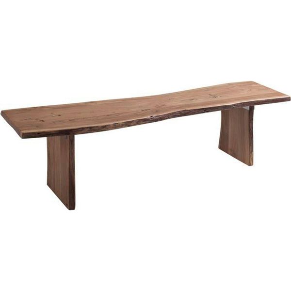 MASSIVMOEBEL24 | Pure Acacia #117 Panca In Legno Di Acacia - Laccato / Natur 160X38X45-image