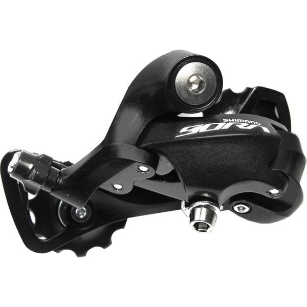 Shimano ERDR3000SS Deragliatore Posteriore 'Sora' RD-R3000 Ss, 9 Velocità, Gabbia Corta, Nero-image
