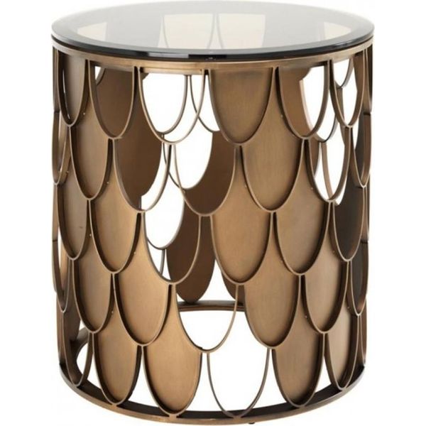 Casa Padrino Tavolino Di Design Art DéCo 50 X H. 55 Cm - Qualità Lusso-image