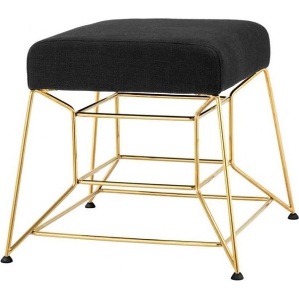 Casa Padrino Luxury Seat Stool Finitura Oro 52 X 52 X H. 46 Cm - Collezione Luxury-image