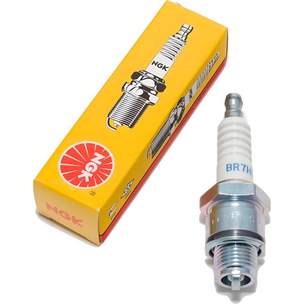 Candela Ngk BR7HS Con Soppressione Delle Interferenze, Filettatura Corta 12,7 Mm Ø 14,0 Mm, 4122 / 4737 / 5417 / 7852-image