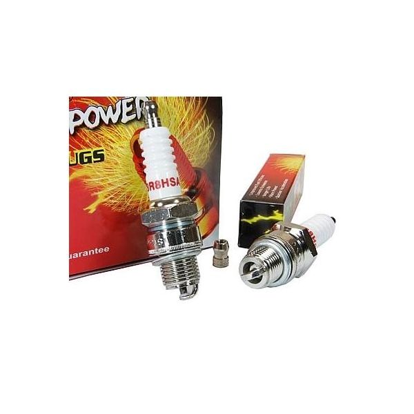 Candela Ngk BR8HSA Con Soppressione Delle Interferenze, Filettatura Corta 12,7 Mm Ø 14,0 Mm, 5539-image