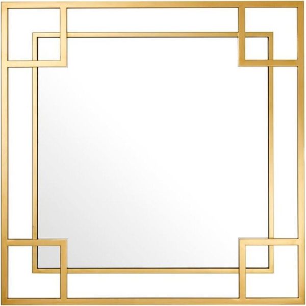 Casa Padrino Specchio Da Parete Di Design Oro 90 X H. 90 Cm - Specchio-image