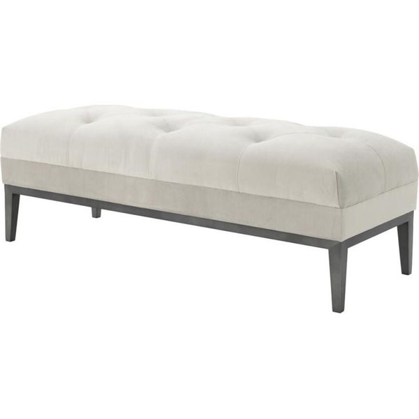 Casa Padrino Designer Bench Grigio Chiaro 130 X 50 X H. 46 Cm - Luxury Collection-image