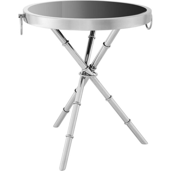 Casa Padrino Tavolino Di Design Argento 52 X H. 60 Cm - Mobili Soggiorno-image