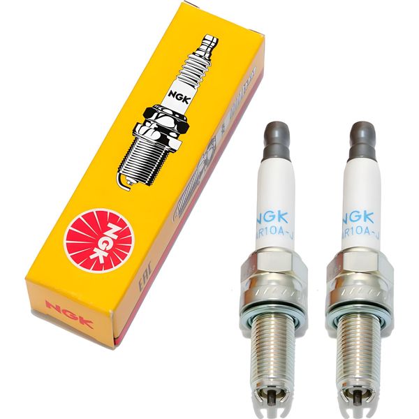 Set Di Candele Ngk 2X MAR10A-J Candela Di Accensione Con Soppressione Delle Interferenze, Filettatura Lunga 19,0 Mm Ø 10,0 Mm Esagono 14,0 Mm, Elettrodo A 2 Masse Distanza Tra Gli Elettrodi 0,75 Mm, Potere Calorifico 10, 4706-image