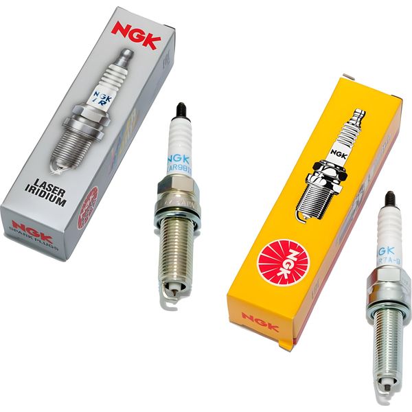 Set Di Candele 4908, 6205 Ngk - 1X LMAR7A-9 1X LKAR9BI9 Per Ktm RC8-image