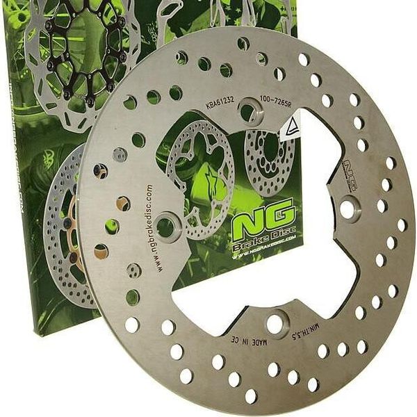 Ng Bremsscheibe 100 - 220 / 100 / 4Mm 4 Loch Kompatibel Mit Kawasaki ZX-6R 600 - 1000 Ccm Bj. 1998 - 2020-image