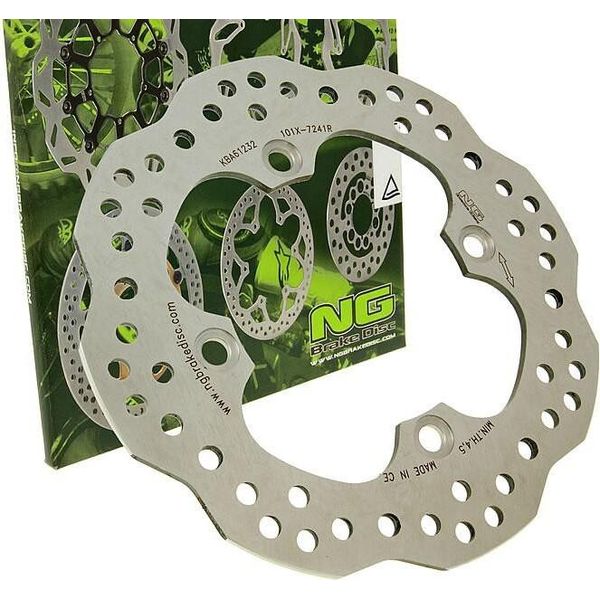 Ng Disco Freno Wavy 101X - 220 / 105 / 5Mm 4 Fori Compatibile Con Honda Fes Pantheon Foresight Nss Jazz Trx Ex X Sportrax 125 - 400 Ccm-image