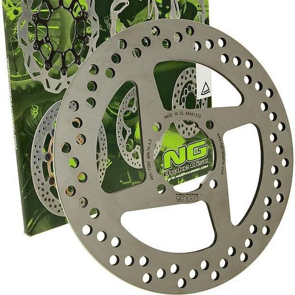 Disco Freno Ng 495 - 245 / 58 / 4,5Mm 4 Fori Posteriore Per Yamaha Yfm Warrior Er Moto 4 Fw Big Bear Xg Xh 350 Ccm Anno 2004-image