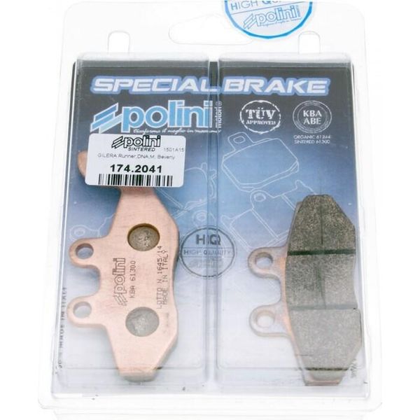 Pastiglie Freno Polini Sinter Per Gilera Runner, Piaggio Fly-image