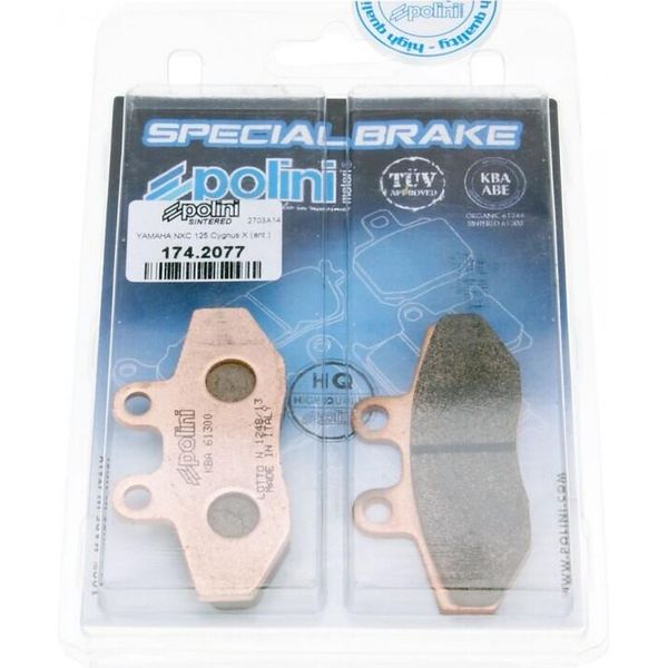 Pastiglie Freno Polini Sinter Per Yamaha Cygnus, Mbk Flame-image