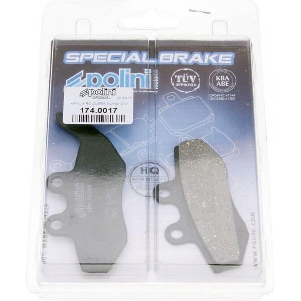 Pastiglie Freno Polini Organiche Compatibili Con Aprilia Gilera Mbk Yamaha-image