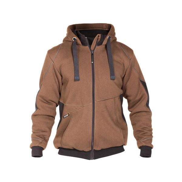 Dassy® Pulse Giacca In Felpa Lehmbraun/Anthrazitgrau Taglia L Lunghezza: Standard-image