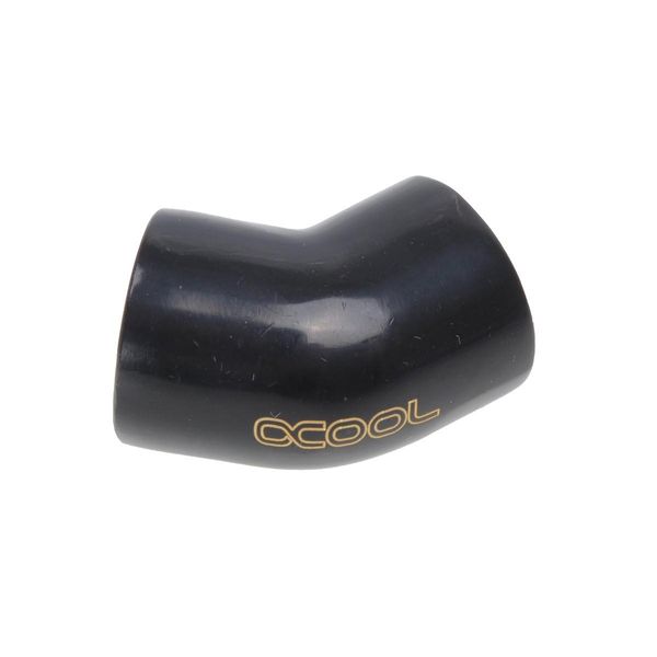 Connettore A L Alphacool Hf, Filettatura Femmina G1/4 - G1/4, 45°, Nero Opaco-image