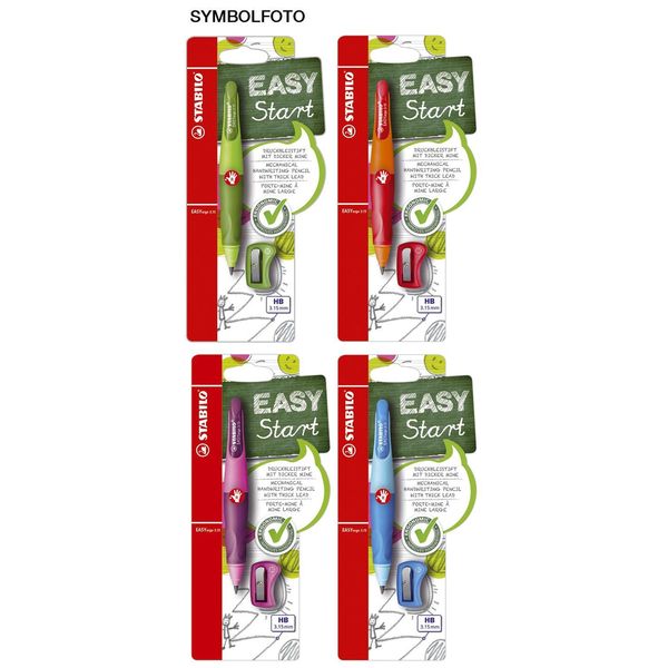Stabilo® B-46882-5 Matita Meccanica Ergonomica Per Imparare A Scrivere Easyergo 3.15, Colormix, R-image