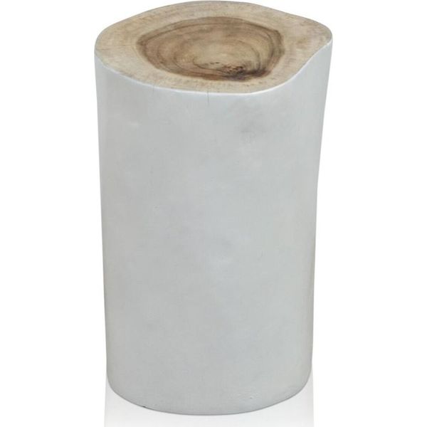 Casa Padrino Sgabello / Tavolino Bianco Ø 27 X H. 45 Cm - Mobili-image