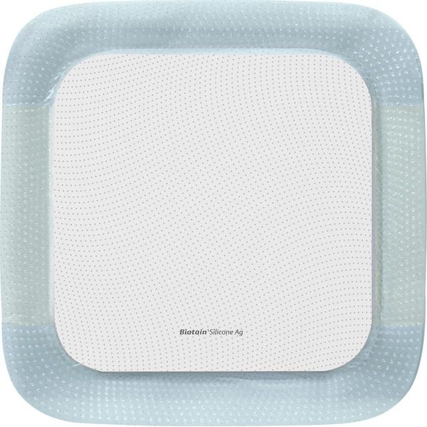 Medicazione In Schiuma Biatain Silicone Ag 17,5X17,5 Cm 5 Pz-image