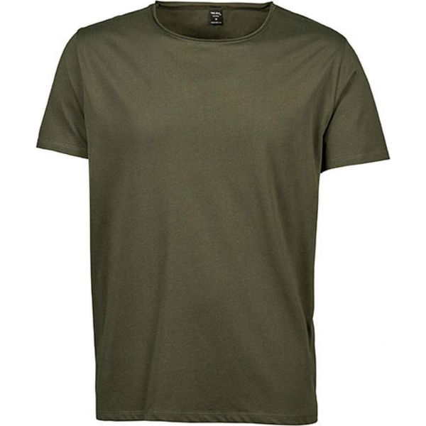 Tee Jays 5060 | Maglietta Da Uomo Con Bordi Grezzi / 100% Cotone Pettinato Ring-Spun - Colore: Olive - Taglia: Xxl-image