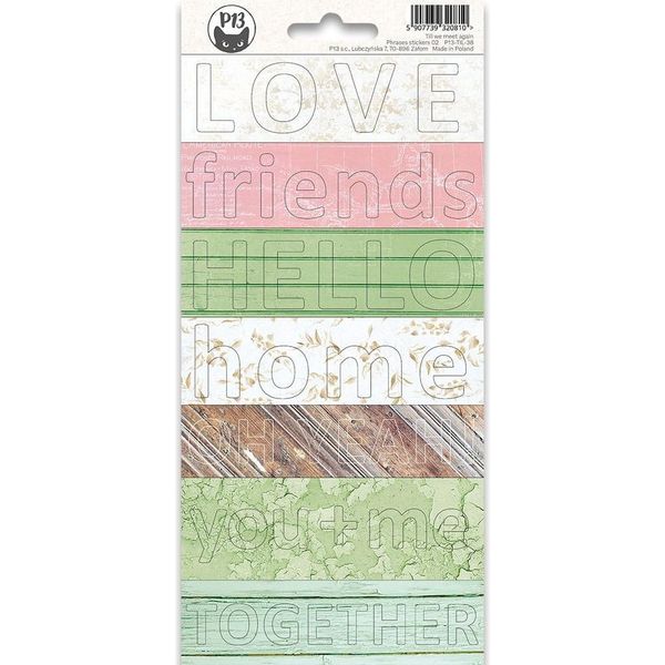 P13 Craft Aufkleber Dekor Stickers FüR Bullet Journal Scrapbooking Meet Again 05-image