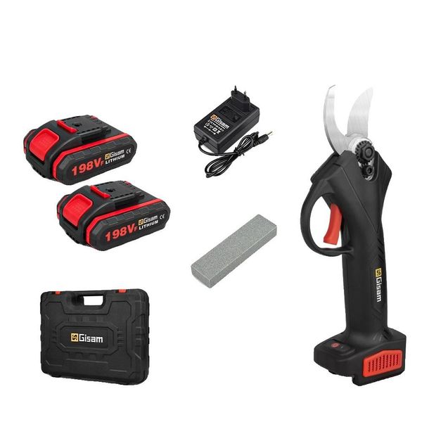 Forbici A Batteria, Lama In Acciaio Al Tungsteno Resistente, Capacità Di Taglio Di 30 Mm, Tipo 2 Nero-image