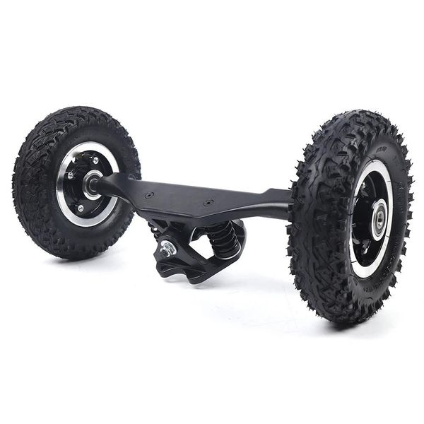 Camion Skateboard Elettrico Fuoristrada, Struttura In Alluminio Resistente, Ruote Da 8 Pollici, Nero-image
