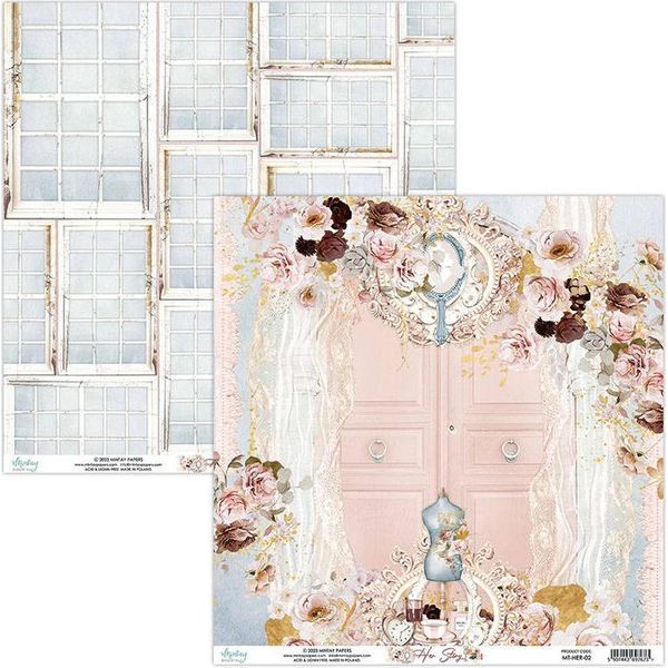 Mintay 30X30Cm Carta Bifacciale Per Scrapbooking 240G, Her Story 02-image