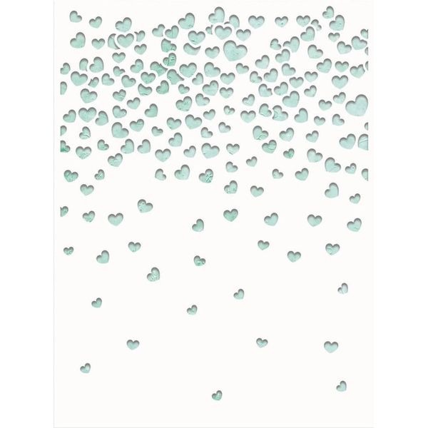 Mintay Mixed Media Schablone Stencil FüR Decoupage Scrapbooking Herzen-image