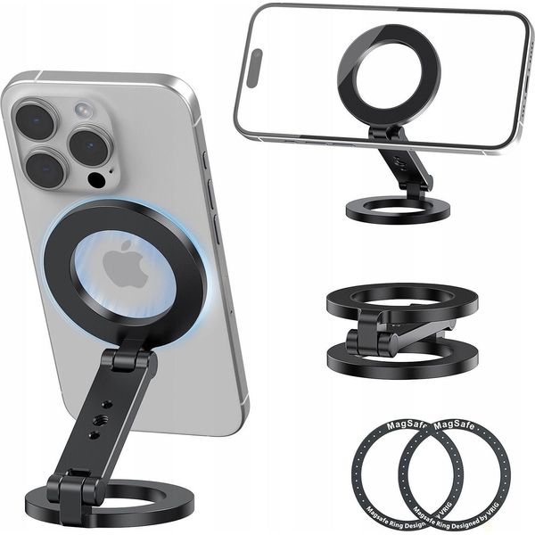 Supporto 2X Supporto Magnetico Per Iphone Smartphone Mag Safe Magsafe / Vrig / MG-26-image