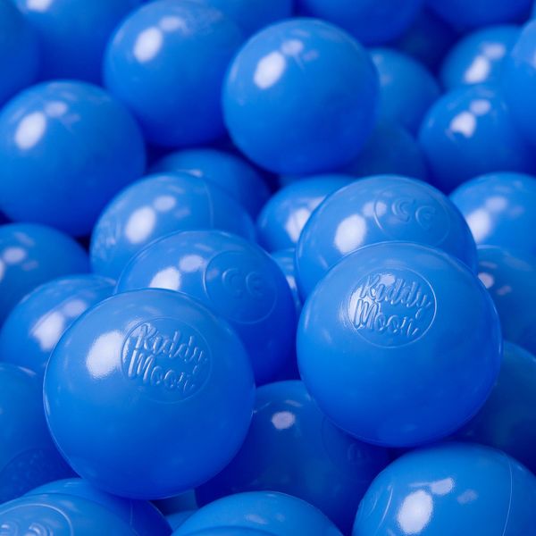 Kiddymoon 500 ∅ 6Cm Palline Per Bambini Palline Per Piscina Palline Di Plastica Per Bambini Eu, Blu-image